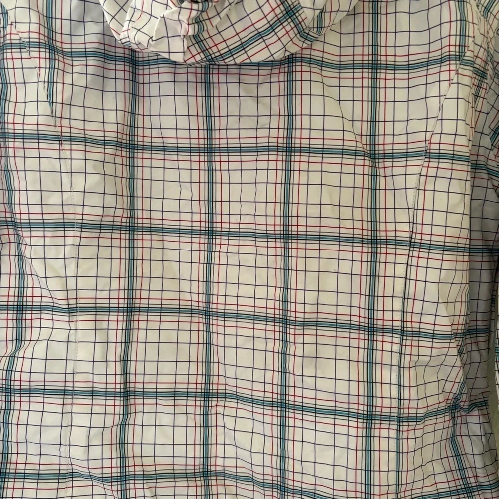 Burton collection Multicolor Plaid Hooded Jacket impermeable